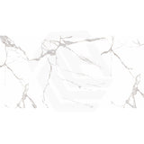 Valetta Calcutta White Polished Marble Look Tile 600x1200mm