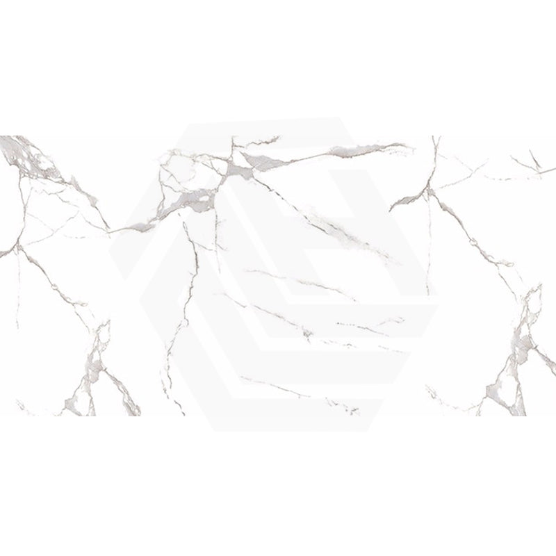 Valetta Calcutta White Matt Marble Look Tile 600x1200mm