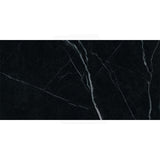 Nero Marquina Black Marble Look Polished Porcelain Tile 300/600mm