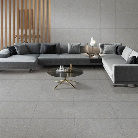 Terrazzo Grange Mid Grey Matt In & Out 300/600mm Tile