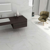 White Cliff Marble Look Matt Porcelain Tile 300/600mm