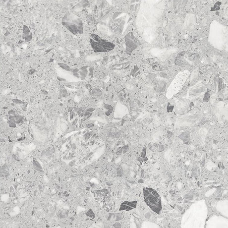 Rock Salt Light Grey Matt Terrazzo Look 300/600mm Tile