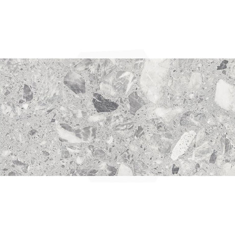 Rock Salt Light Grey Matt Terrazzo Look 300/600mm Tile