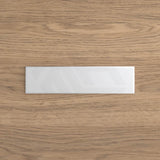 Ceramic White Matt Cushion Edge Wall Tile 100/300/400mm