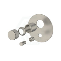 Kohler Components Brushed Nickel Round Plate Shower/Bath Mixer With Diverter Thin Trim Kit Only 