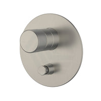 Kohler Components Brushed Nickel Round Plate Shower/Bath Mixer With Diverter Thin Trim Kit Only 