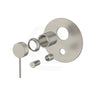 Kohler Components Brushed Nickel Round Plate Shower/Bath Mixer With Diverter Thin Trim Kit Only 