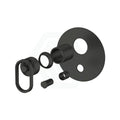 Kohler Components Matt Black Round Plate Shower/Bath Mixer With Diverter Thin Trim Kit Only 