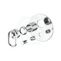Kohler Components Polished Chrome Round Plate Shower/Bath Mixer With Diverter Thin Trim Kit Only 