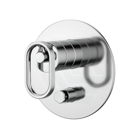 Kohler Components Polished Chrome Round Plate Shower/Bath Mixer With Diverter Thin Trim Kit Only 