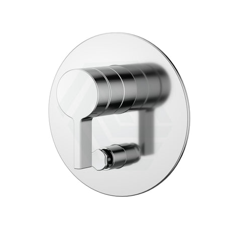 Kohler Components Polished Chrome Round Plate Shower/Bath Mixer With Diverter Thin Trim Kit Only 