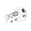 Kohler Components Polished Chrome Round Plate Shower/Bath Mixer With Diverter Thin Trim Kit Only 