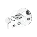 Kohler Components Polished Chrome Round Plate Shower/Bath Mixer With Diverter Thin Trim Kit Only 
