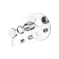 Kohler Components Polished Chrome Round Plate Shower/Bath Mixer With Diverter Thin Trim Kit Only 