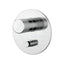 Kohler Components Polished Chrome Round Plate Shower/Bath Mixer With Diverter Thin Trim Kit Only 