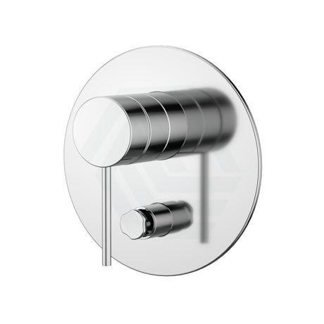 Kohler Components Polished Chrome Round Plate Shower/Bath Mixer With Diverter Thin Trim Kit Only 
