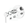 Kohler Components Polished Chrome Round Plate Shower/Bath Mixer With Diverter Thin Trim Kit Only 