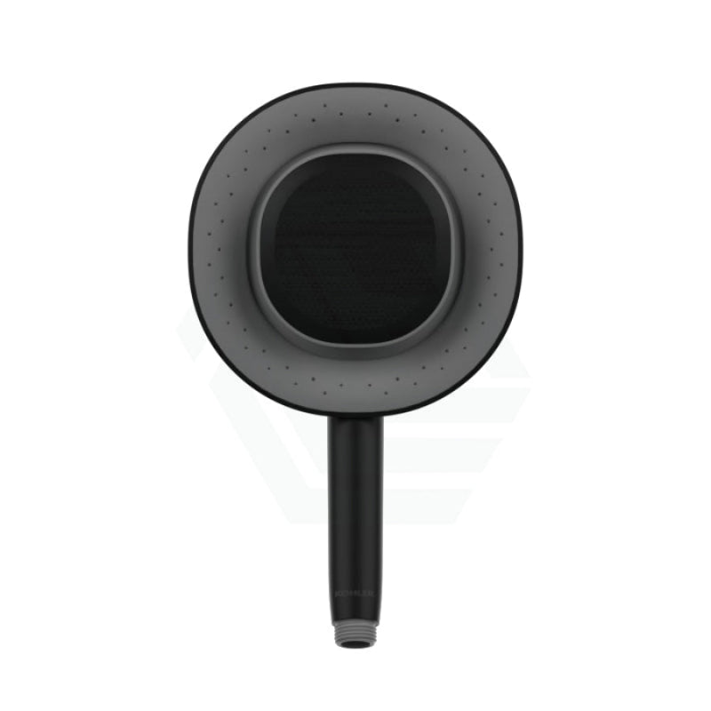 Kohler Moxie Matt Black Handheld Shower Head Only With Bluetooth Wireless Speaker Round Showers