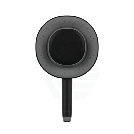 Kohler Moxie Matt Black Handheld Shower Head Only With Bluetooth Wireless Speaker Round Showers