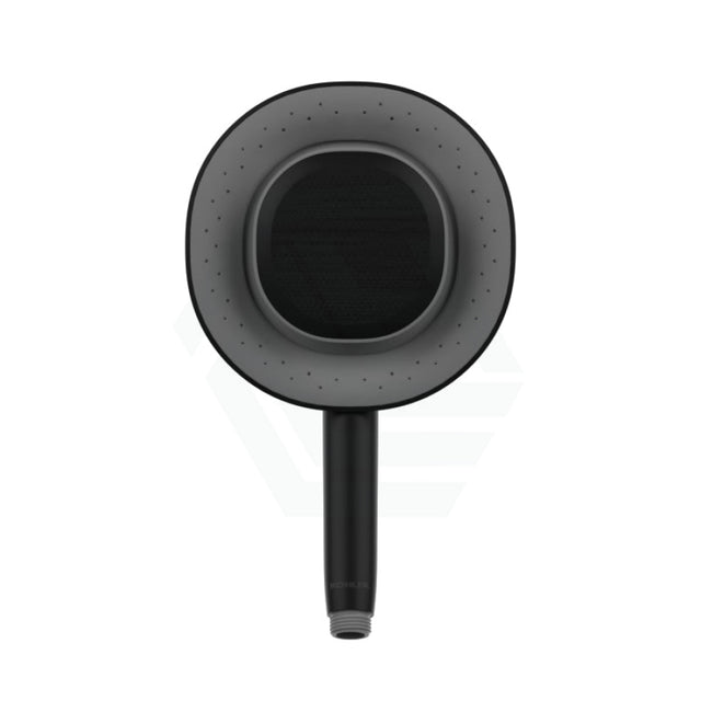 Kohler Moxie Matt Black Handheld Shower Head Only With Bluetooth Wireless Speaker Round Showers