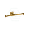 Kohler Square Brushed Brass Double Toilet Roll Holder Gold Paper Holders