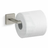 Kohler Square Brushed Nickel Toilet Roll Holder Paper Holders
