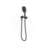 Kohler Statement Matt Black 3 Functions Hand Shower Set Oval Handheld Sets