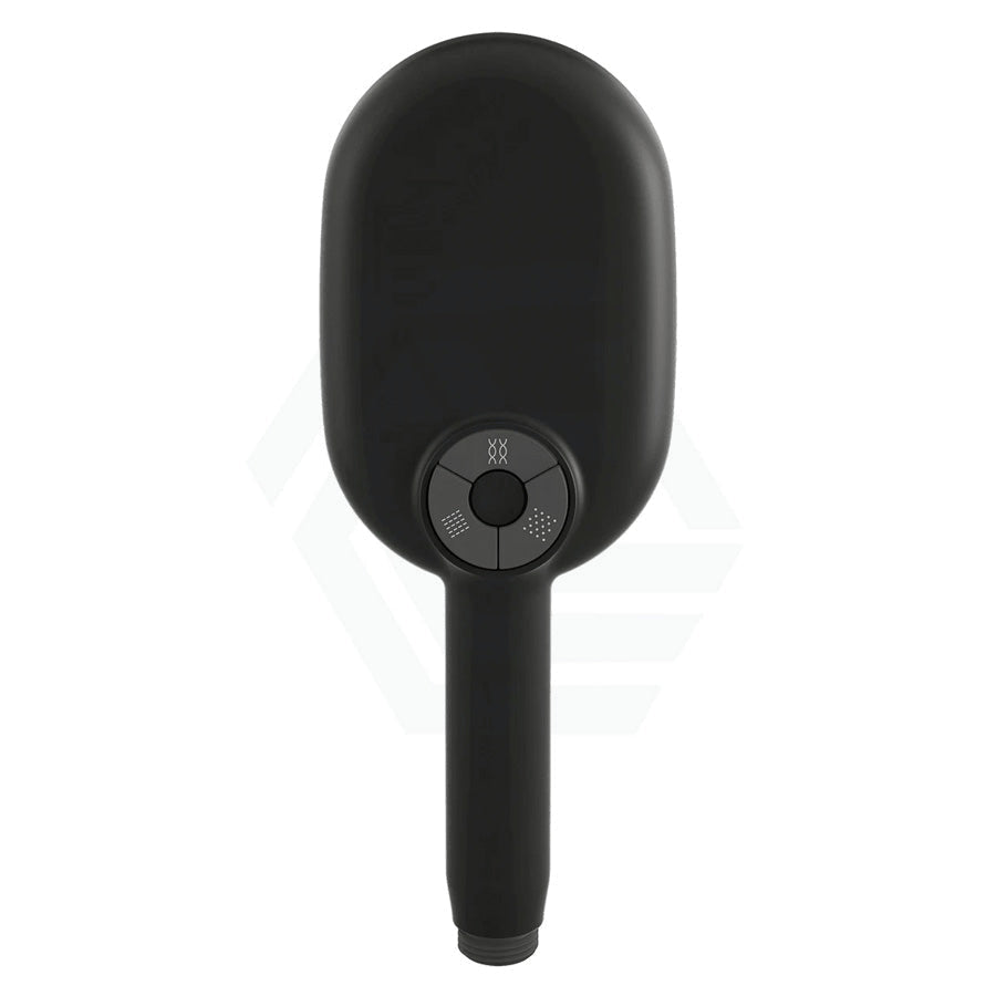 Kohler Statement Oval Matt Black 3 Functions Handheld Shower Head Only Showers