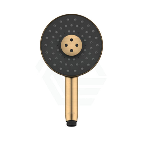 Kohler Statement Round Brushed Brass 3 Functions Handheld Shower Head Only Showers