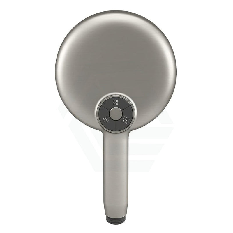 Kohler Statement Round Brushed Nickel 3 Functions Handheld Shower Head Only Showers