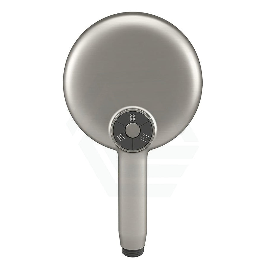 Kohler Statement Round Brushed Nickel 3 Functions Handheld Shower Head Only Showers