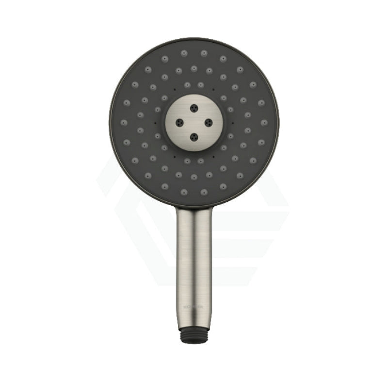 Kohler Statement Round Brushed Nickel 3 Functions Handheld Shower Head Only Showers