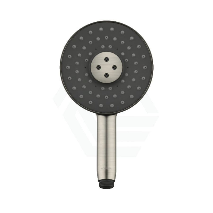 Kohler Statement Round Brushed Nickel 3 Functions Handheld Shower Head Only Showers