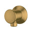 Kohler Wall Mounted Round Water Inlet Connection Elbow Brushed Brass Connector
