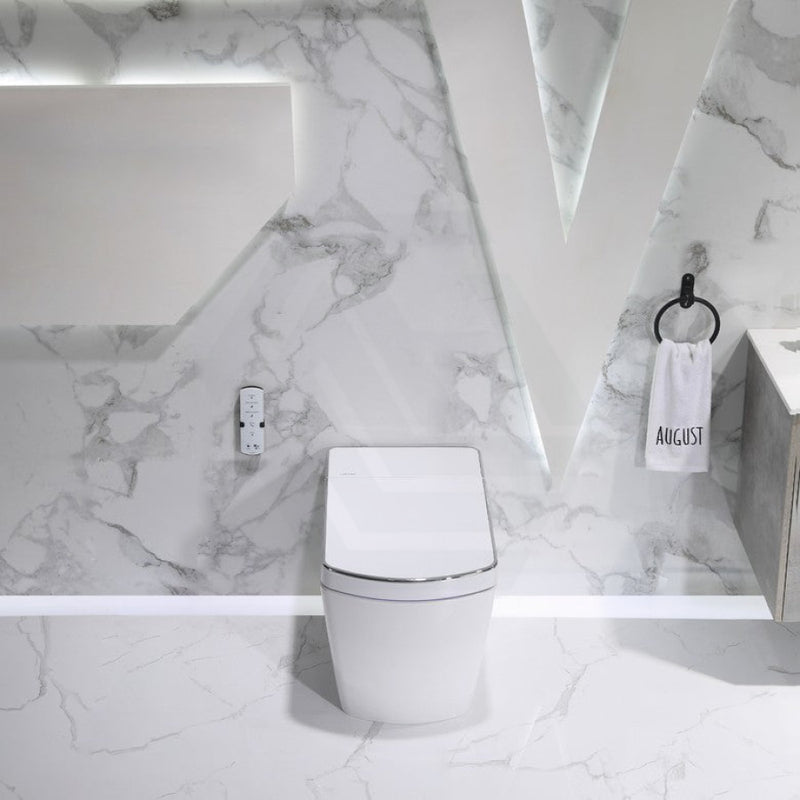 Lafeme Bloc Smart Toilet Floor Pan Rimless Inbuild Tank Suites