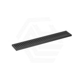 100-5600mm Lauxes Black Shower Grate Drain Any Size Indoor Aluminium Midnight