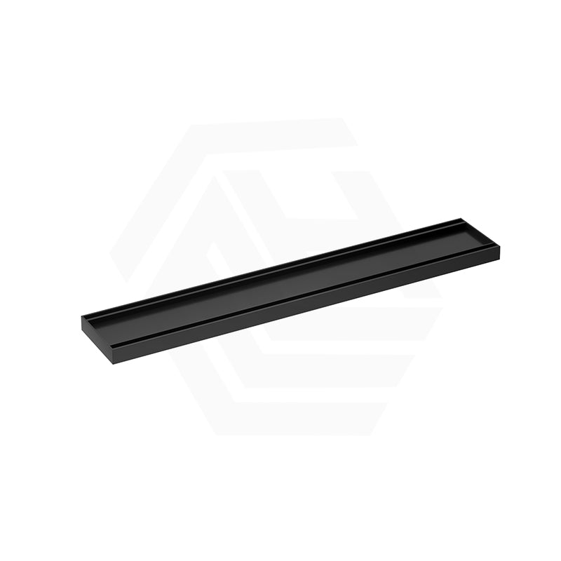 100-5600mm Lauxes Black Shower Grate Drain Any Size Indoor Aluminium Midnight Slimline Tile Insert
