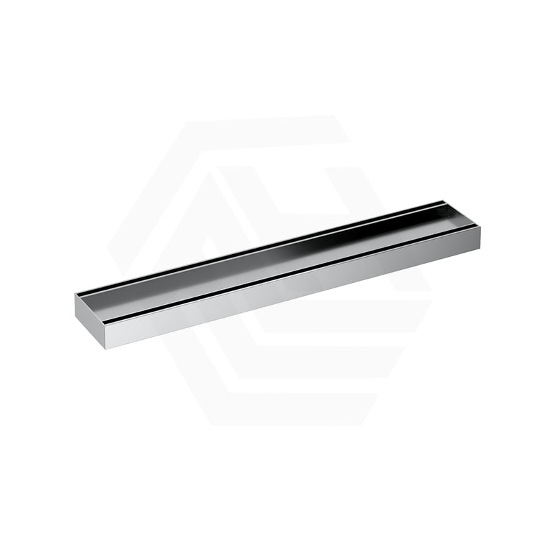 100-5600mm Lauxes Aluminium Tile Insert Plus Shower Grate Drain Any Size Indoor Outdoor Silver