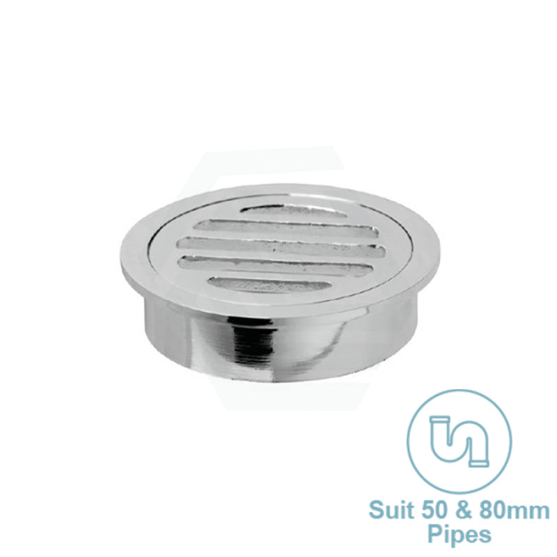 Linkware Round Floor Grate Waste 80X50Mm Outlet Wastes