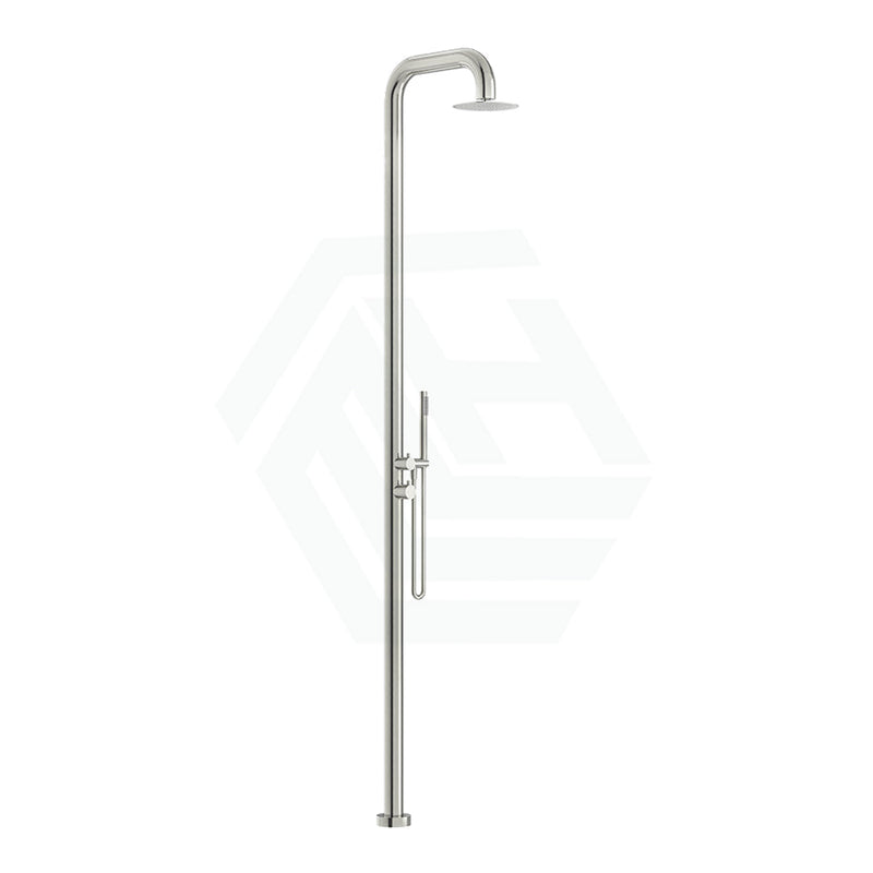 Linkware Elle 316 Freestanding Brushed Stainless Twin Shower Showers