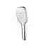 Linkware Huntingwood Self Cleaning Hand Shower Chrome Square Handheld Showers