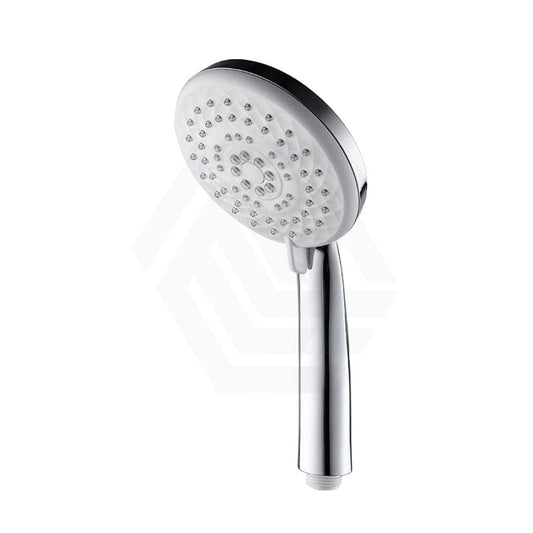 Linkware Round Self Cleaning Hand Shower 5 Functions Chrome-White Handheld Showers