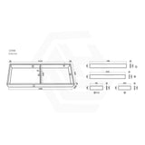 Lukka Camden Modern 1200mm Freestanding Vanity E0 MDF Wood Grain Single/Double Bowls Cabinet In Various Colors