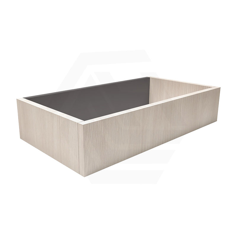 Lukka Camden Modern 600mm Narrow Freestanding Vanity E0 MDF Wood Grain PVC Film Cabinet Variant Colour Available