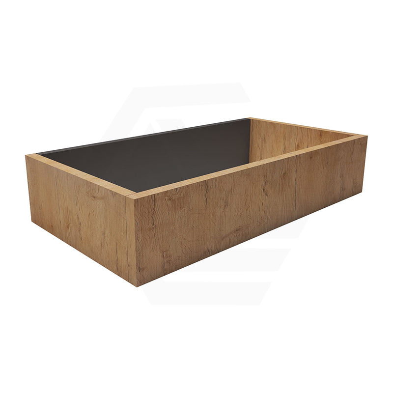Lukka Camden Modern 600mm Narrow Freestanding Vanity E0 MDF Wood Grain PVC Film Cabinet Variant Colour Available