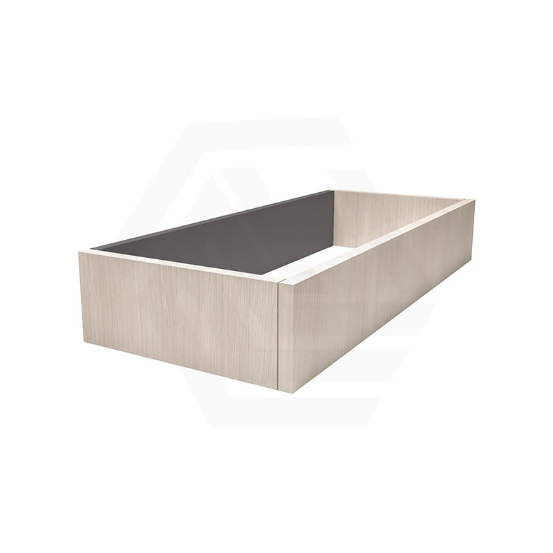 Lukka Camden Modern 750mm Narrow Freestanding Vanity E0 MDF Wood Grain PVC Film Cabinet with Left/Right Hand Drawers In Various Colours