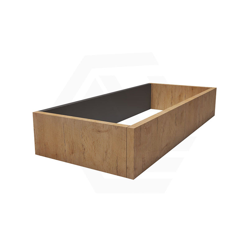 Lukka Camden Modern 750mm Narrow Freestanding Vanity E0 MDF Wood Grain PVC Film Cabinet with Left/Right Hand Drawers In Various Colours