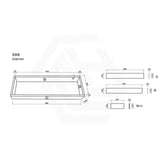 Lukka Camden Modern 900mm Narrow Freestanding Vanity E0 MDF Wood Grain PVC Film Cabinet with Left/Right Hand Drawers In Various Colours