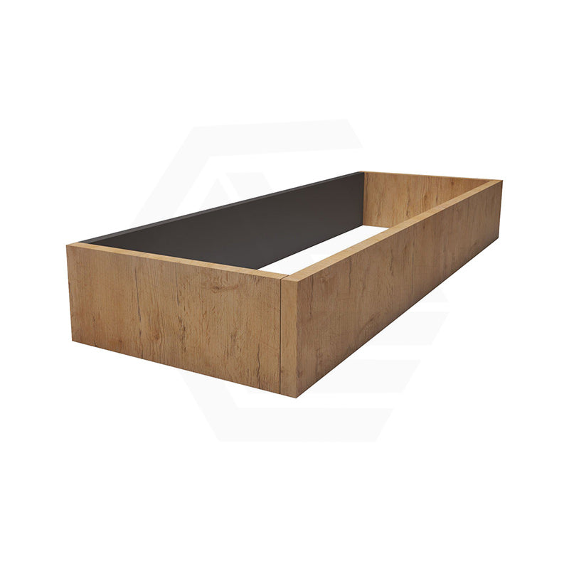 Lukka Camden Modern 900mm Narrow Freestanding Vanity E0 MDF Wood Grain PVC Film Cabinet with Left/Right Hand Drawers In Various Colours