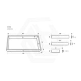 Lukka Camden Modern 900mm Freestanding Vanity E0 MDF Wood Grain PVC Film Cabinet with Left/Right Hand Drawers In Various Colours